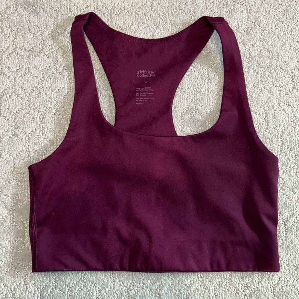 Purple Girlfriend Collective Sports Bra